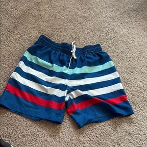 Striped Blue and Red Men's Shorts